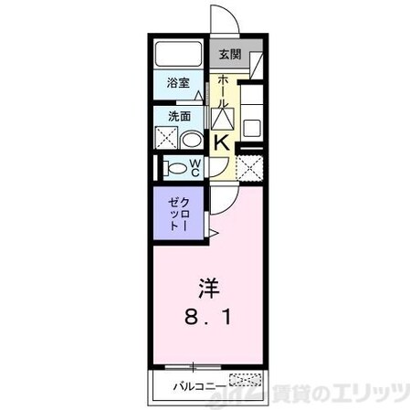 アイビーコート山崎の物件間取画像